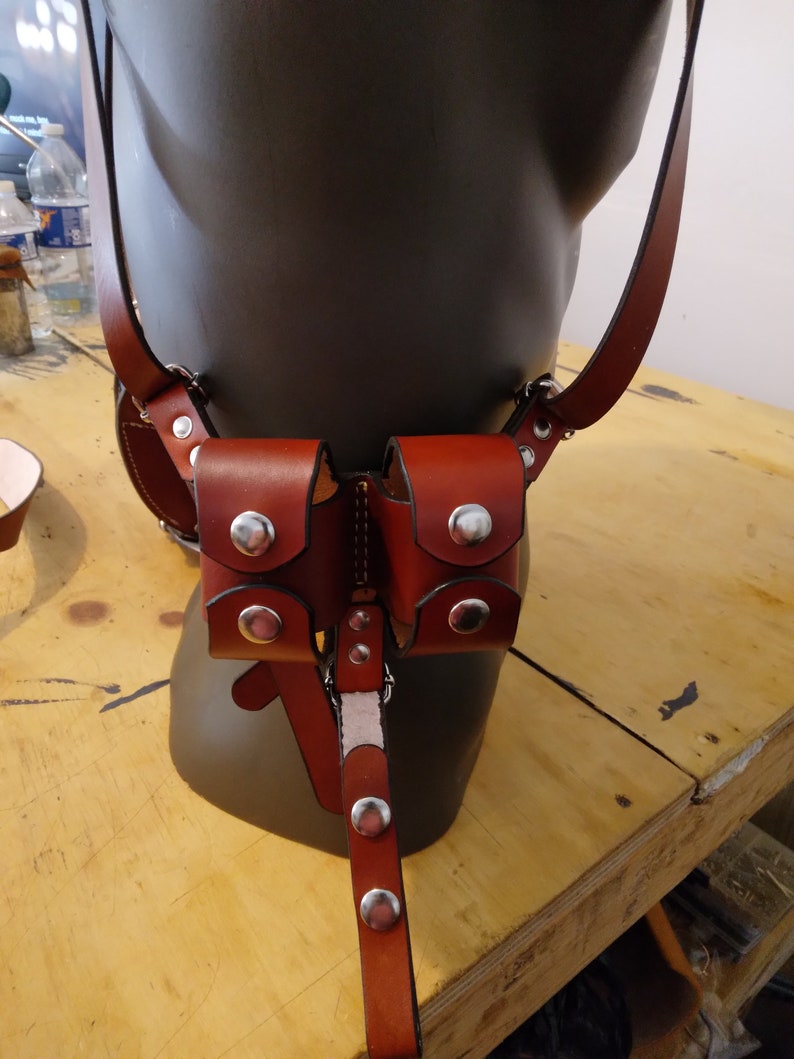 Pancake Shoulder Holster for Ruger SP101 357 3 Barrel Right Handed With