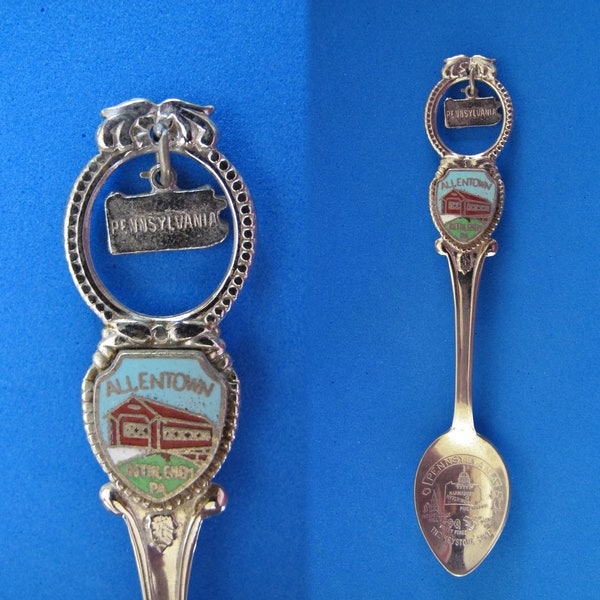 ALLENTOWN PENNSYLVANIA Souvenir Collector Spoon Vintage City Collectible Keystone State Charm