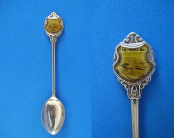 NEW MASSACHUSETTS COLLECTIBLE SOUVENIR SPOON WITH MOOSE 