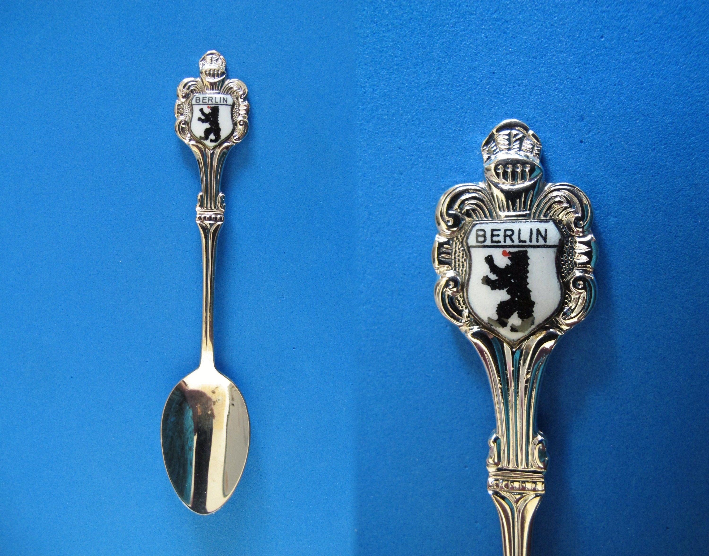 Vintage Tangier Morocco Collectible Silver Spoon Souvenir
