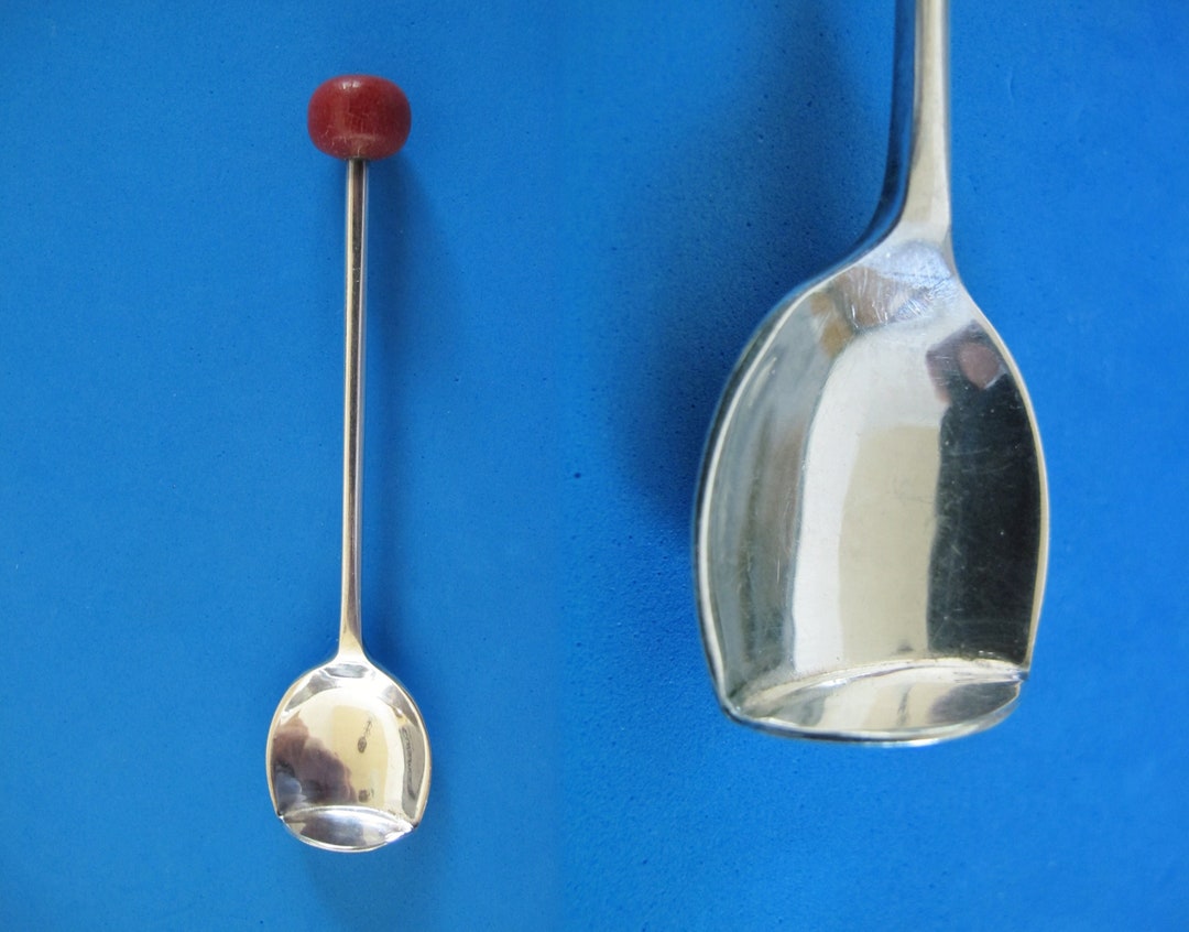 Vintage BABY FOOD PUSHER Feeding Spoon Souvenir Collector Etsy