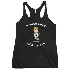 Prince Luke Of Alderaan Women&#39;s Racerback Tank