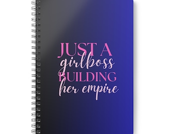 Cuaderno de tapa blanda Girl Boss Wirobound, A5