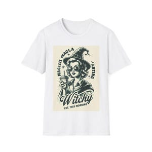 Witchy T Shirt Unisex | Softstyle Witch Tee | Magical Graphic Top | Wiccan Clothing & Pagan Apparel Gift