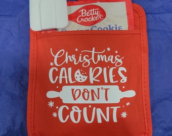 Christmas Calories Don't Count Potholder