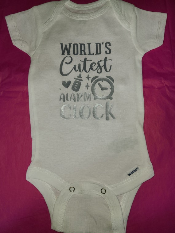 World's Cutest Alarm Clock Onesie Etsy