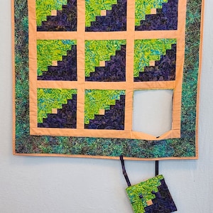 PJ&#39;s Runaway Log Cabin Block - Quilt Pattern - Digital Download by Pam Jenner Creations