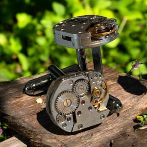 Steampunk Cufflinks for Men | Handmade from Upcycled Vintage Watch Movements | Unique Gift for Him | Wedding, Anniversary, Groomsmen
