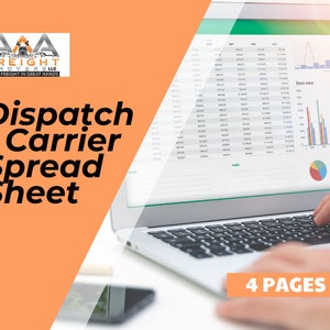 DFY/Done For You Freight Dispatcher and Trucking | Dispatch - Carrier Spread Sheet