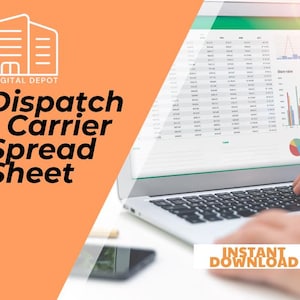 DFY/Done For You Freight Dispatcher and Trucking | Dispatch - Carrier Spread Sheet