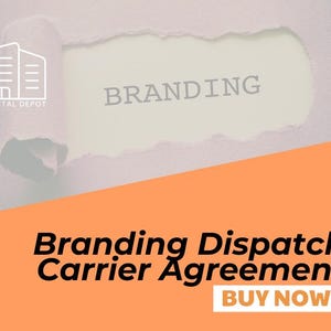 Freight Dispatcher and Trucking | Branding Dispatch Carrier Agreement | Customized Dispatch - Carrier Agreement.