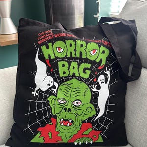 Horror bag tote bag
