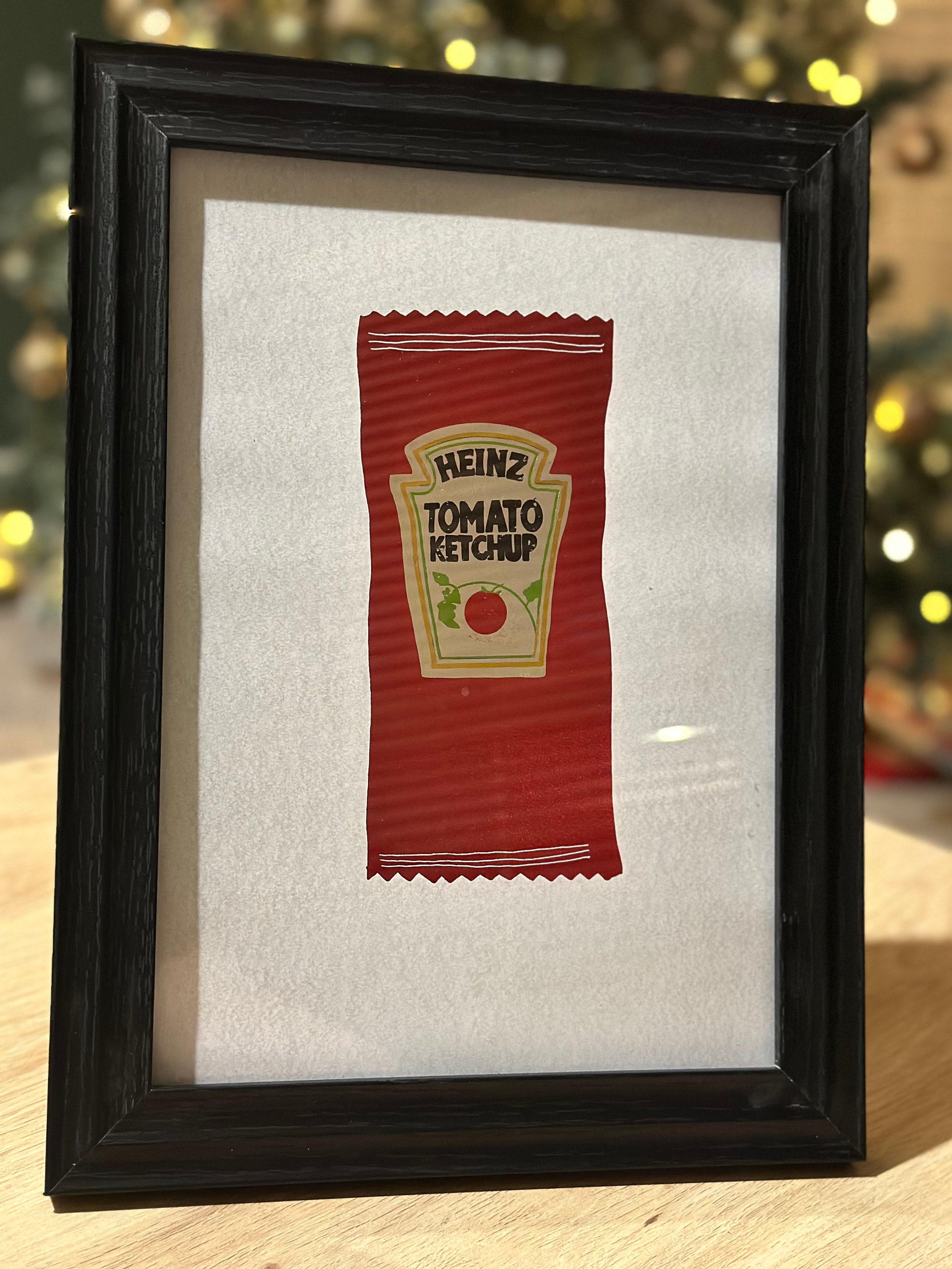 Faux ketchup renversé paquets de moutarde renversés Joke Gag Prank