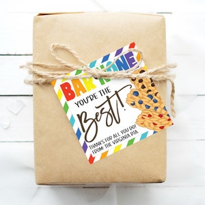 Etiqueta para presente de barra de granola, barra nenhuma, você é o melhor, barra vegetariana de frutas e proteínas, semana de apreciação de enfermeiras, funcionários de professores da escola, editável