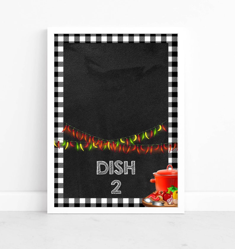 Editable Chili Cookoff Kit Full Kit Cookoff Party Event Etsy