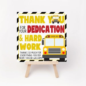 Etiqueta de presente de agradecimento ao motorista de ônibus, sem dúvida, você é o melhor motorista de ônibus do mundo, escola PTO PTA, motorista de ônibus obrigado, etiqueta para impressão DIY