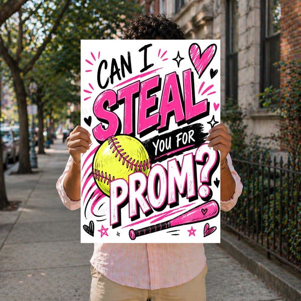 Softball Promposal - Etsy