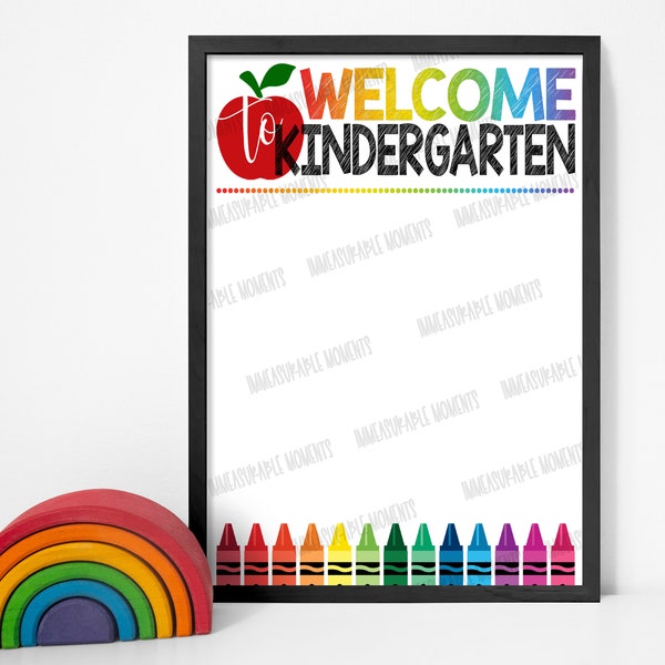 Welcome to Kindergarten Letter, Editable Template, Meet The Teacher Newsletter, Supply List, Blank Kindergarten Printable, School Classroom