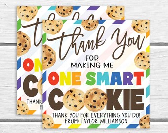 Printable One Smart Cookie Tags - Il 340x270.3822743018 6hyk 