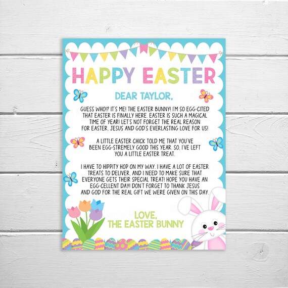Letter From The Easter Bunny Template Kids Easter Morning Surprise letter-from-the-easter-bunny-template-kids-easter-morning-surprise