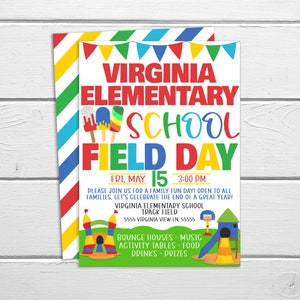 Invito per la giornata sul campo, invito alla festa di laurea di fine anno scolastico, ghiaccioli ultimo giorno di scuola, asilo nido modificabile