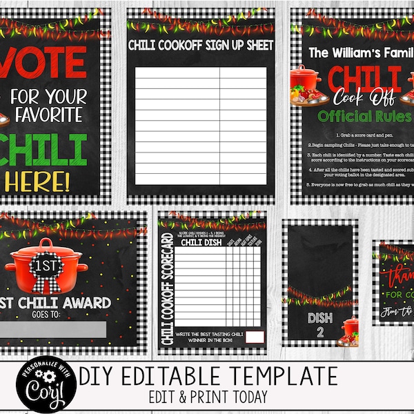 Chili Cook off Svg Etsy