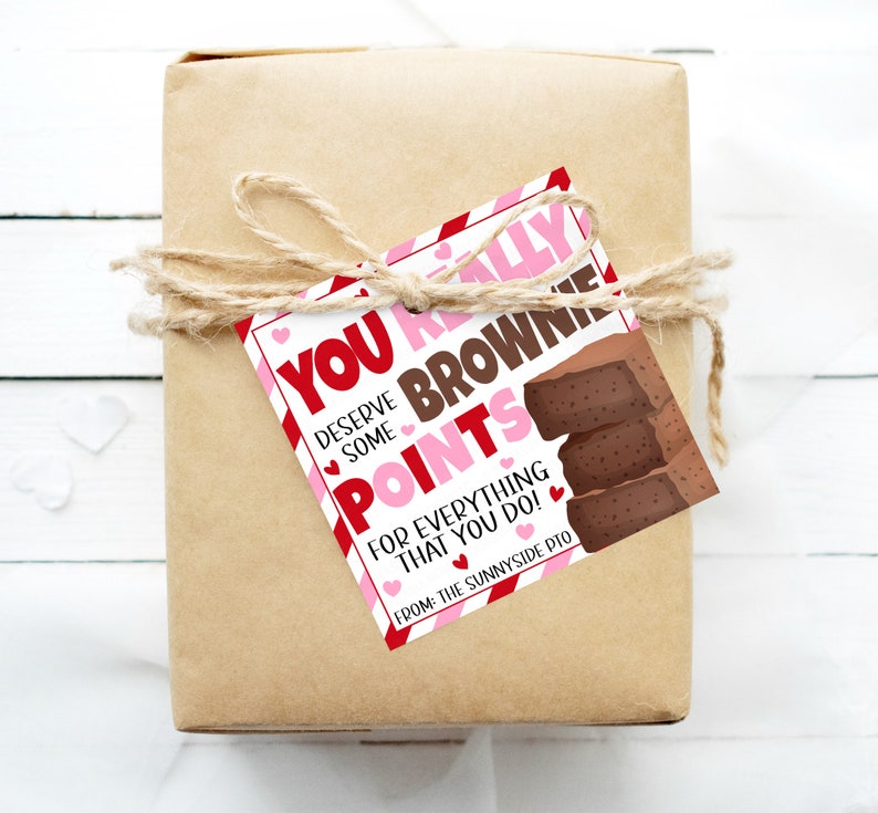 Brownie Appreciation Gift Tags You Really Deserve Brownie - Etsy