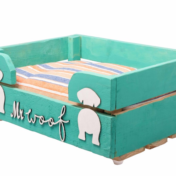 Wooden Dog Bed Etsy