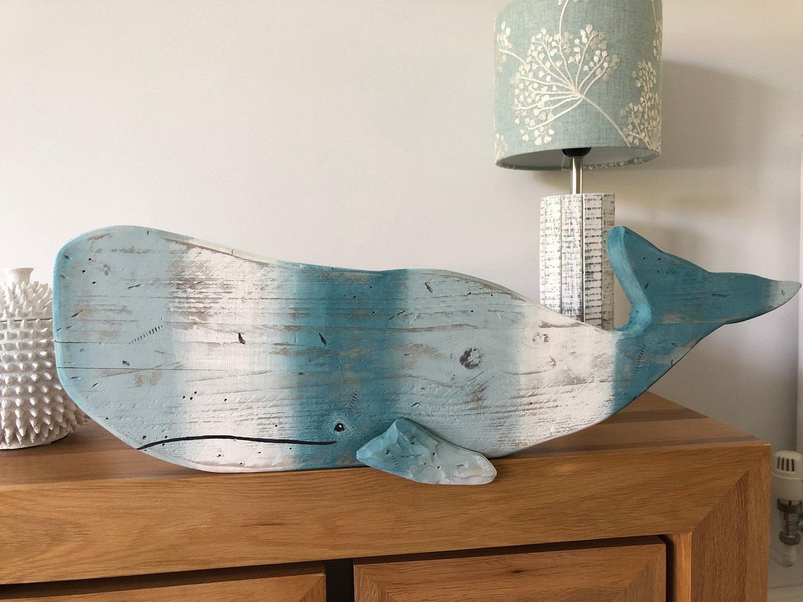 Wooden Whale, Nautical, Beach Home Decor, Whale Wall Hanging, Coastal