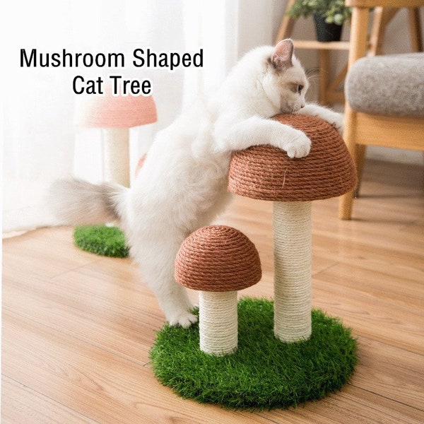 Mushroom Cat Stand Etsy