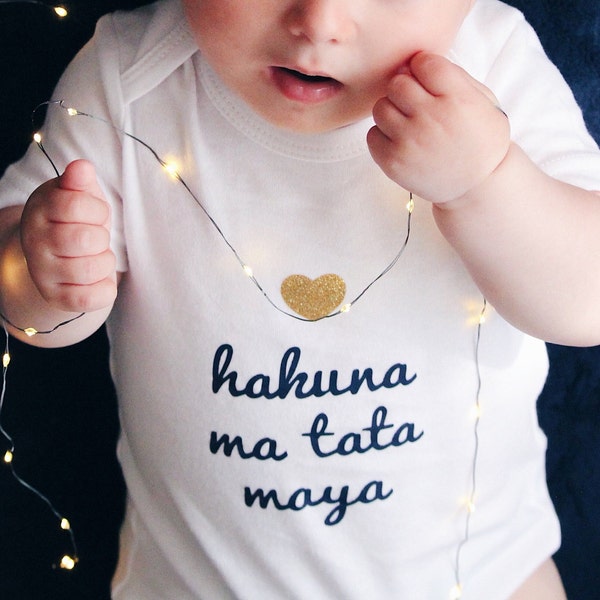 Body Bébé Planetee 'Le Petit Préféré De Tata' - Imprimé En France - Coton Doux Body Tata Fille