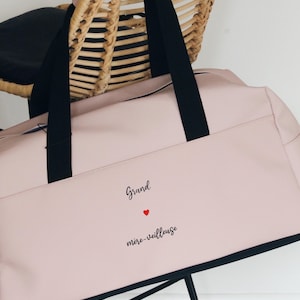 Große personalisierte Reisetasche mit Text oder Vornamen, wasserdichte Wochenendtasche, originelles Geburtsgeschenk