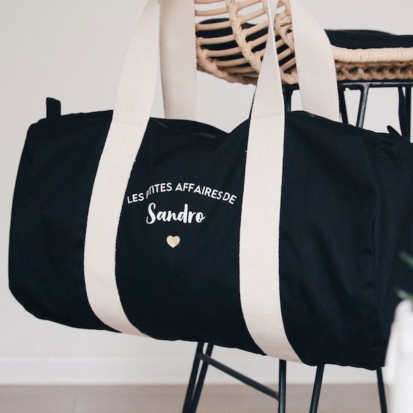 Sac de voyage personnalisé en coton bio 100%