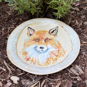 Fox Ceramic Plate