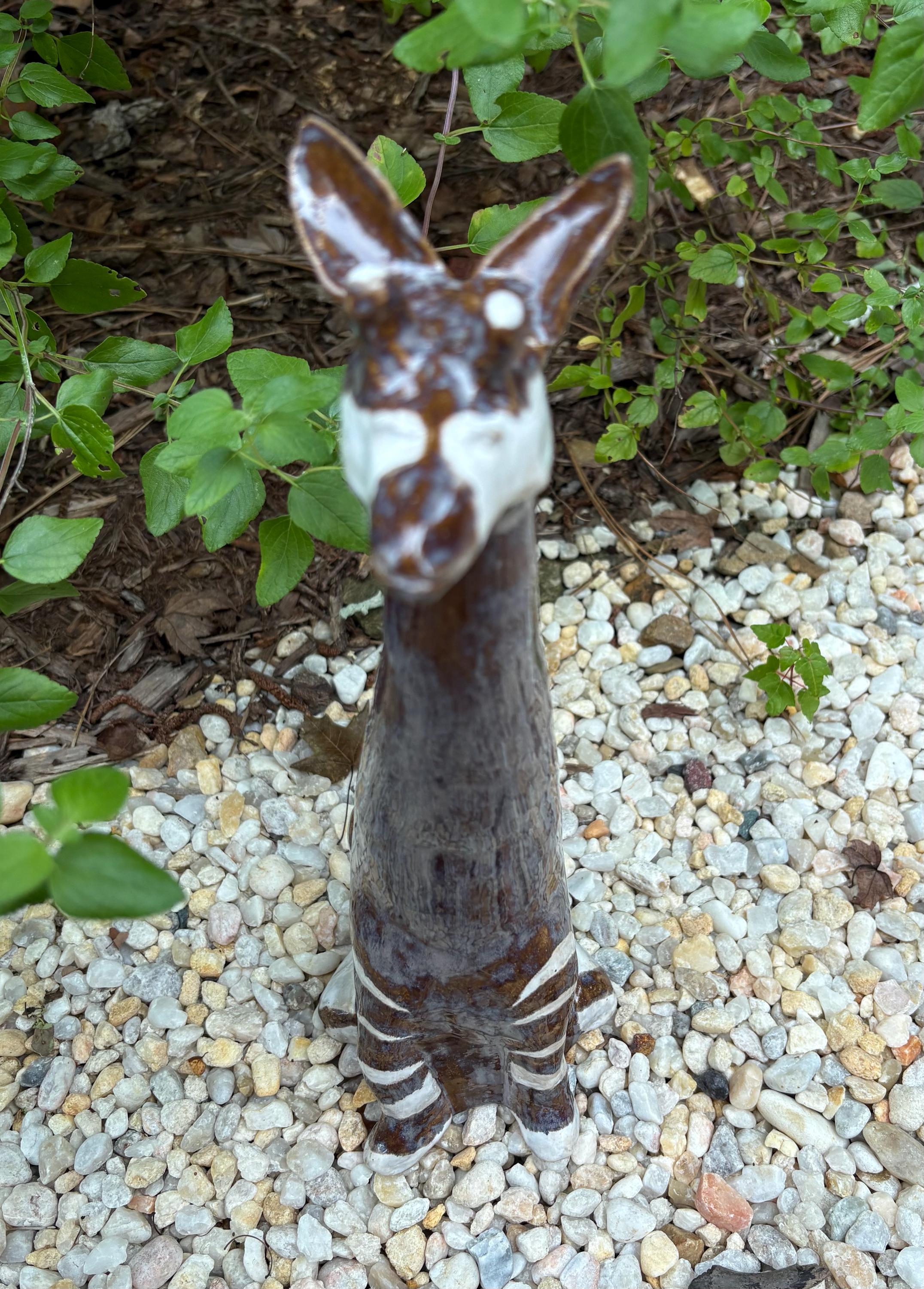 Papi the Happy Okapi Sculpted Ceramic Animal Bottle - Etsy
