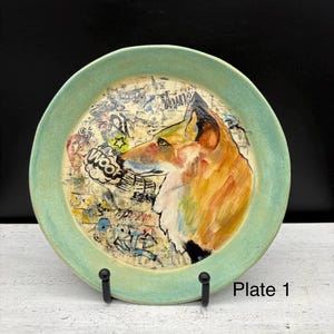 Urban Animals Series Ceramic Plates