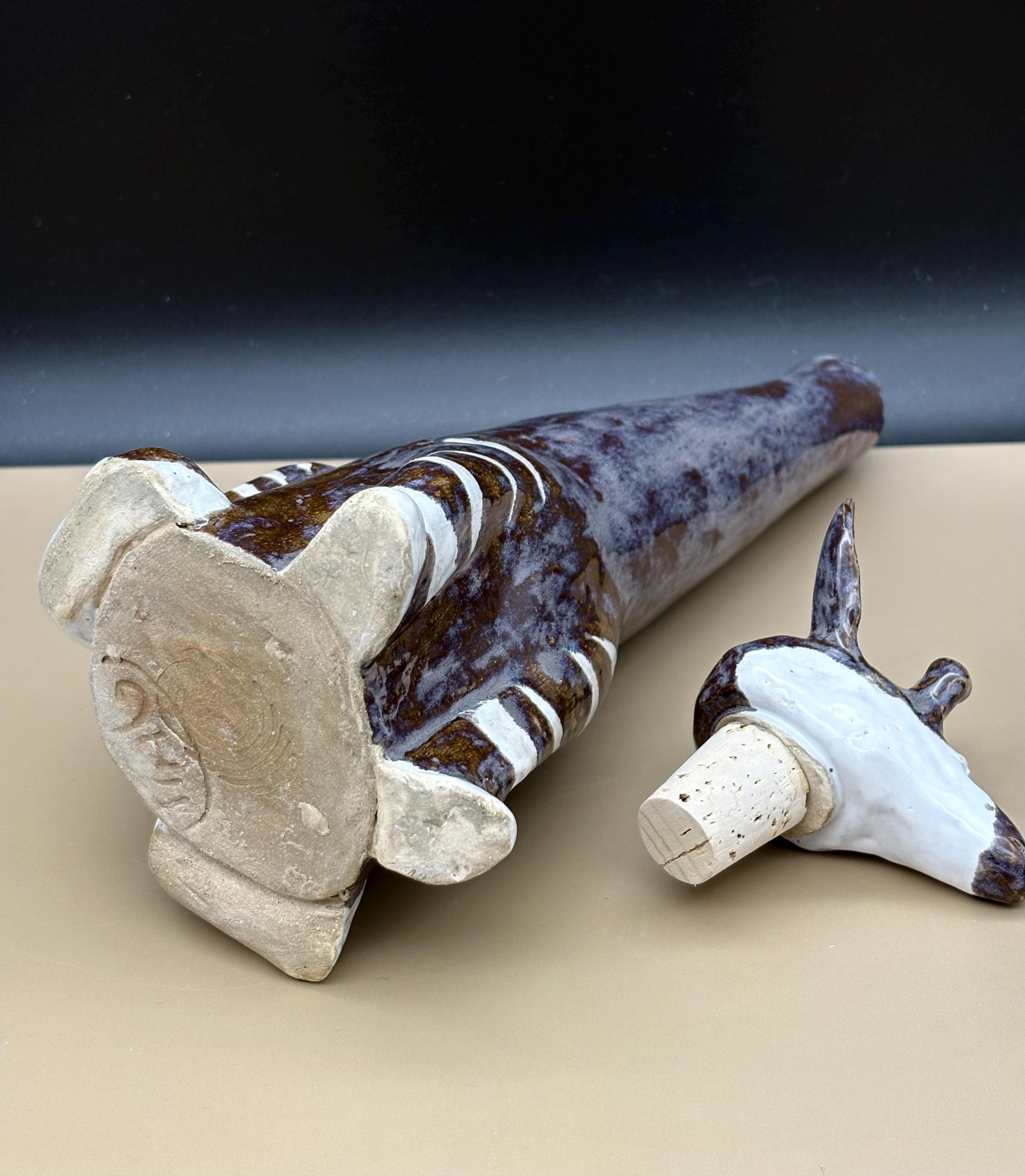Papi the Happy Okapi Sculpted Ceramic Animal Bottle - Etsy