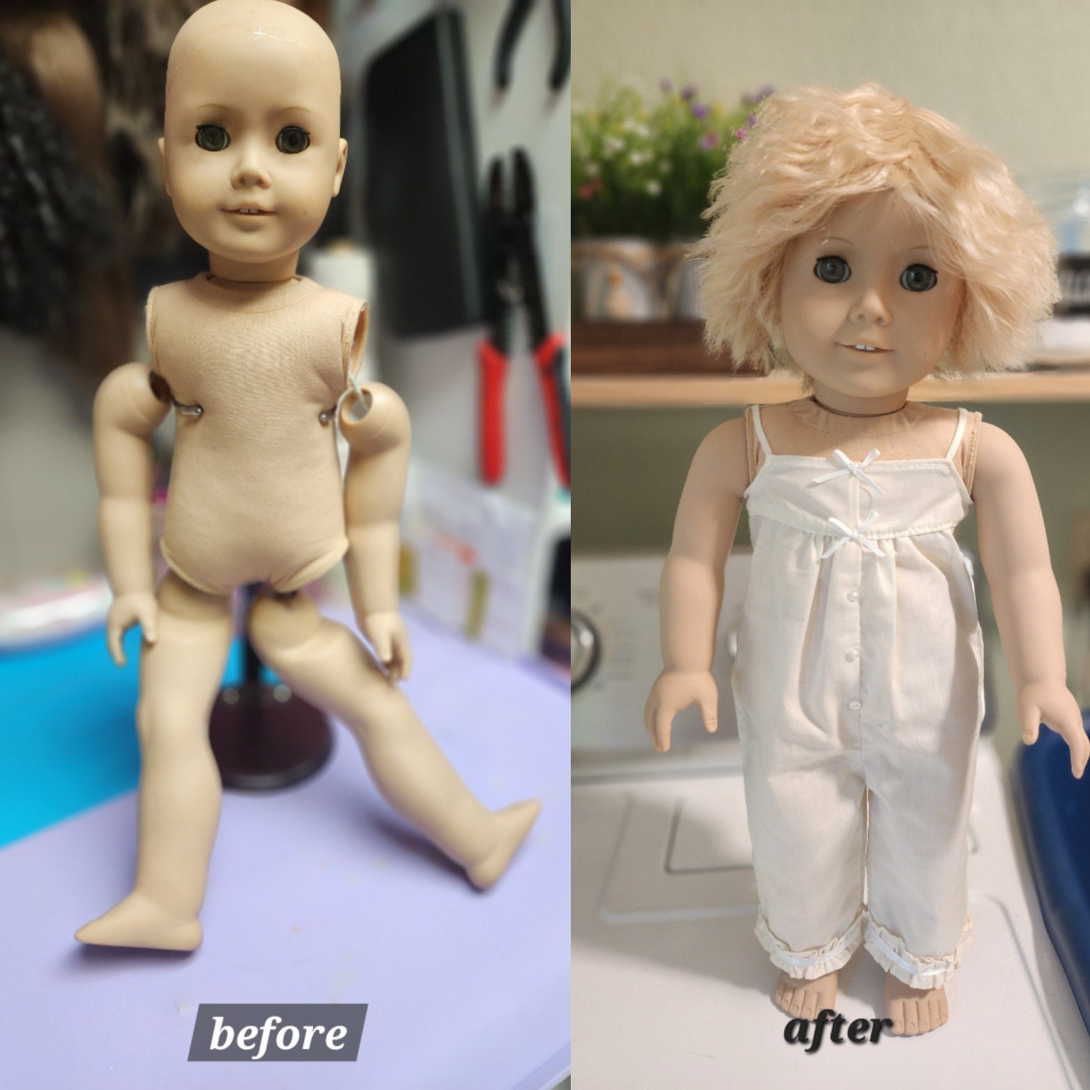 American Girl Doll and Similar- Limb Restringing Cleaning