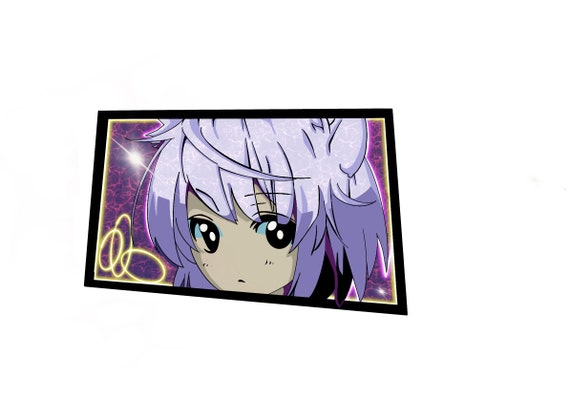 Purple anime hoodie sale