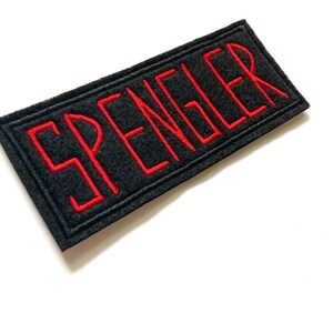 Ghostbusters Name Patch Custom Iron on Patch or Hook &amp; Loop Name Tag ...