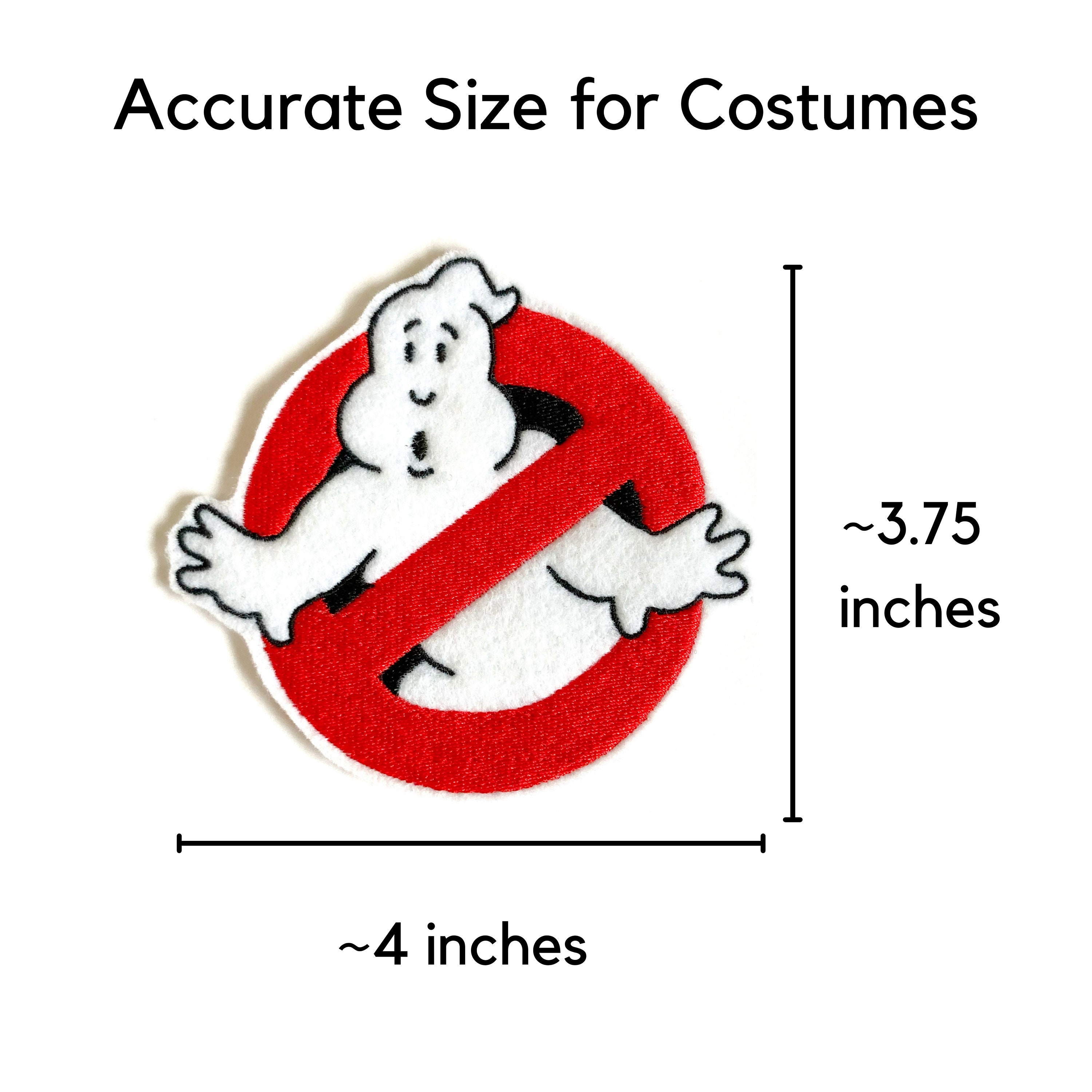 thumbnail image 2 of DIY Ghostbuster Name Tag & 'No Ghost' Logo Patch Set – Iron-On/Sew-On For Costumes, Jackets & Bags! 2 of 5