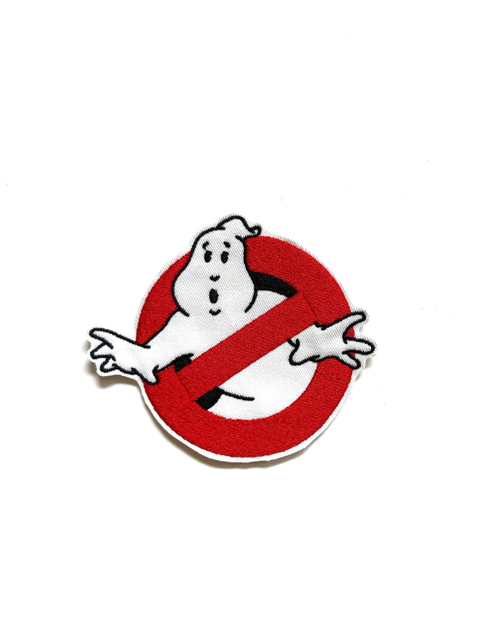 Ghostbusters Logo Patch Uniform Embroidered Iron on Velcro Etsy