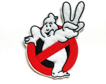 Parche bordado con el logotipo de Ghostbusters 2 GB2, parche para planchar, disfraz de traje de vuelo