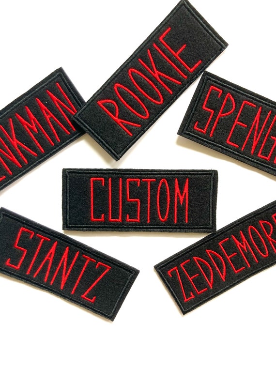 Ghostbusters 1 Name Tag Patch with a male/HOOK backing STANTZ 