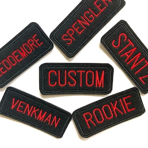 Ghostbusters 2 GB2 Name Patch Custom Iron On Patch or Hook & Loop Name Tag Costume