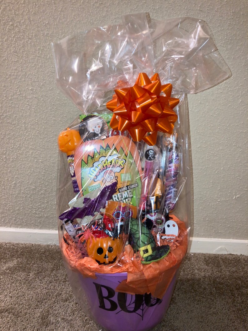 Halloween Candy Basket Etsy