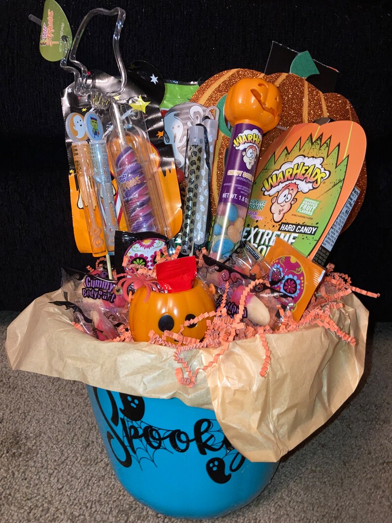 Halloween Candy Basket Etsy