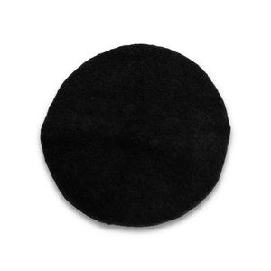 Tunisian Chechia in Black Wool, Handmade Chechia, handmade chachia, Muslim hat, 100% wool Chechia, Tunisian Chechia, Tarbouch image 3
