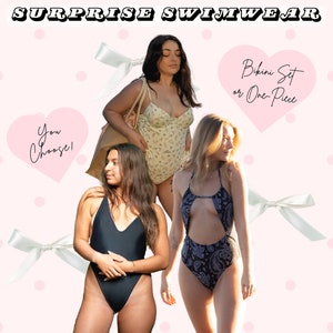BADEMODE ÜBERRASCHUNGSKÄMCHEN! Rabatt Bademode Überraschungstasche Damen Bikinis Einteilige Badeanzüge Hochwertiges niedliches Bademode Geschenk!