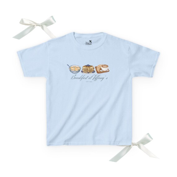 Breakfast At Tiffany's Blueberries Baby Tee (3 Colors)